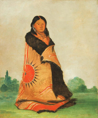 George Catlin - MongShngSha Bending Willow Wife of Great Chief.webp