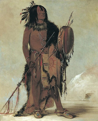 George Catlin - Wnnestou White Buffalo an Aged Medicine Man.webp