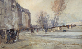 Georges Jules Victor Clairin - Le Quai Des Grands Augustins.webp