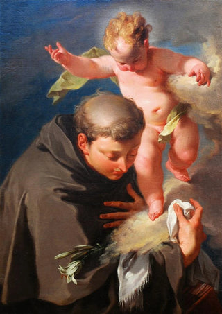 Giovanni Battista Pittoni - The Vision Of Saint Anthony Of Padua.webp