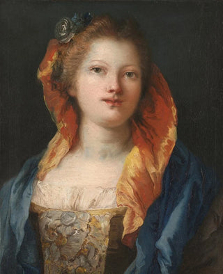 Giovanni Domenico Tiepolo - Portrait of a Woman.webp