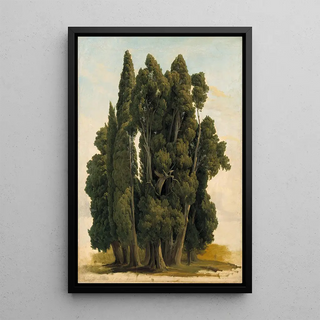 Gustaf Wilhelm Palm - Cypresses Study.webp