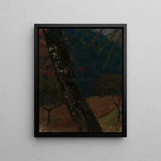 Gustav Kampmann - Baumstamm bei Obersteinbach.webp