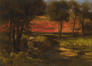 Gustave Courbet - Breton spinner.webp