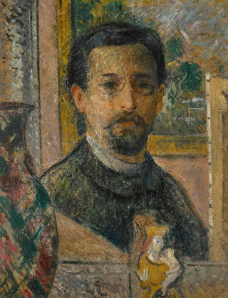 Gustave Loiseau - Autoportrait la statuette.webp