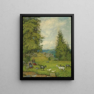 Hans Thoma - Kinder Mit Ziegenherd.webp