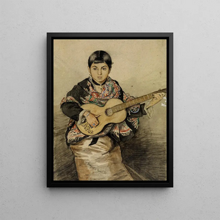 Hans Thoma - Neapolitan woman with guitar.webp