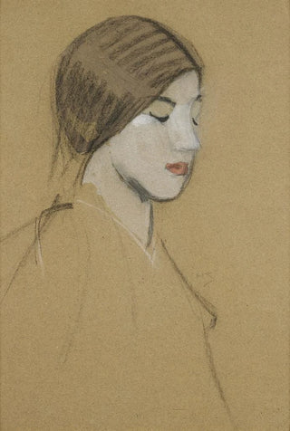 Helene Schjerfbeck - Head Of A Girl.webp