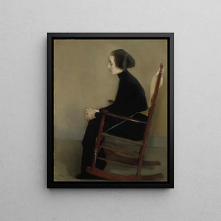 Helene Schjerfbeck - The Seamstress The Working Woman.webp