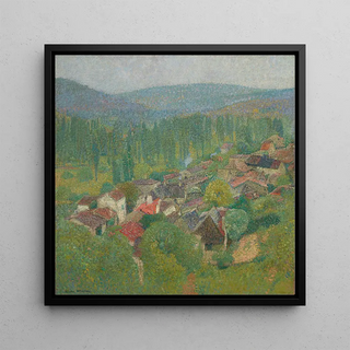 Henri Martin - Vue des toits de Labastide-du-Vert en été - Henri Martin