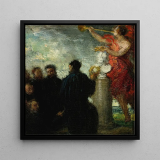Impresión artística | Homenaje a Eugène Delacroix - Henri Fantin-Latour