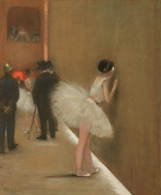Henri Gervex - Behind the curtain at the ballet.webp