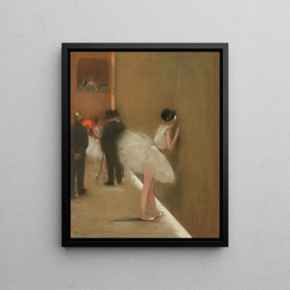 Henri Gervex - Behind the curtain at the ballet.webp