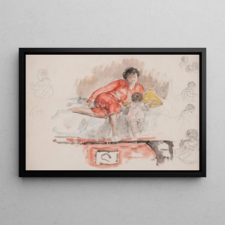 Henri Lebasque - Study of Mother and Child.webp