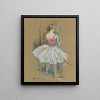 Henri de ToulouseLautrec - Danseuse En Pied Vue De Dos.webp