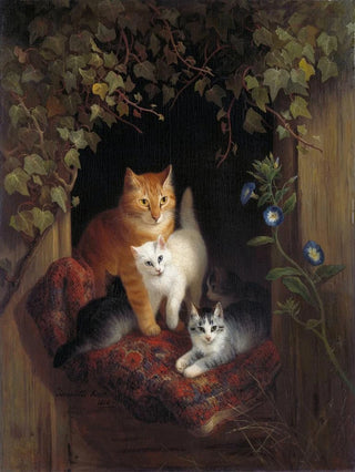 Henritte RonnerKnip - Cat with Kittens.webp