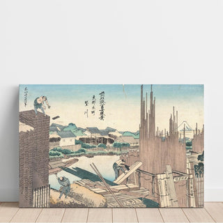 Honjo Tatekawa - Katsushika Hokusai | Reproduction Tableau Décoration murale affiche copie