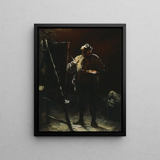 Honor Daumier - The Painter at His Easel.webp