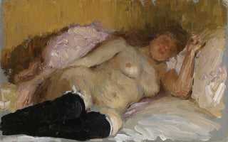 Ilya Efimovich Repin - The Artists Wife Natalia Nordman Sleeping.webp