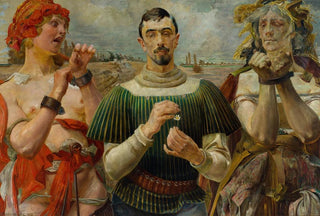 Jacek Malczewski - Polish Hamlet Portrait of Aleksander Wielopolski.webp