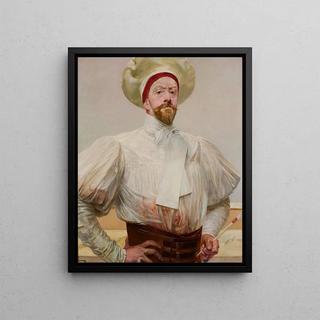 Jacek Malczewski - SelfPortrait in a White Attire.webp