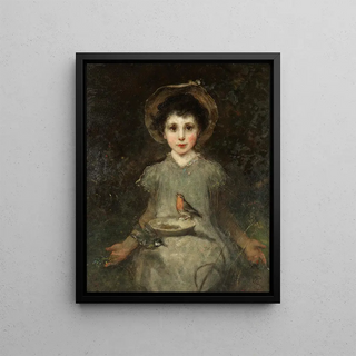 James Sant - Portrait of a young girl.webp