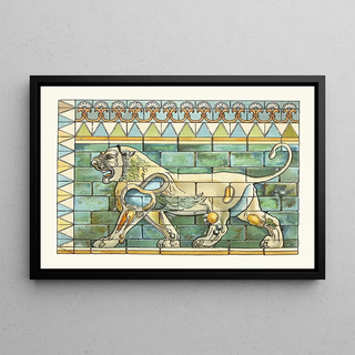 James Ward - Portion of the Lions Frieze ffrom the Ancient Persian Palace at Susa.webp