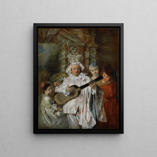 JeanAntoine Watteau - Sous un habit de Mezetin.webp