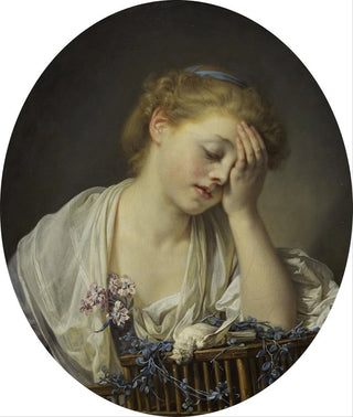 JeanBaptiste Greuze - A Girl With A Dead Canary.webp