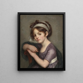 JeanBaptiste Greuze - Portrait Of A Young Girl.webp