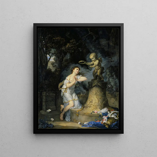 JeanBaptiste Greuze - Une jeune Fille qui fait sa prire au pied de lautel de lAmour A Young Woman Praying at the Altar of Love.webp