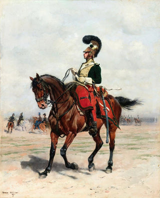 JeanBaptiste douard Detaille - A Cavalry Officer.webp