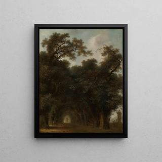 JeanHonor Fragonard - A Shaded Avenue.webp
