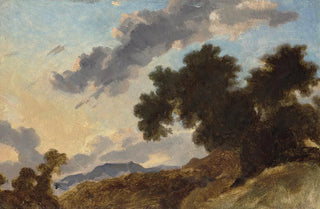 JeanHonor Fragonard - Mountain Landscape at Sunset.webp