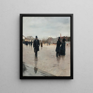 Jean Braud - Leaving Montmartre Cemetery.webp