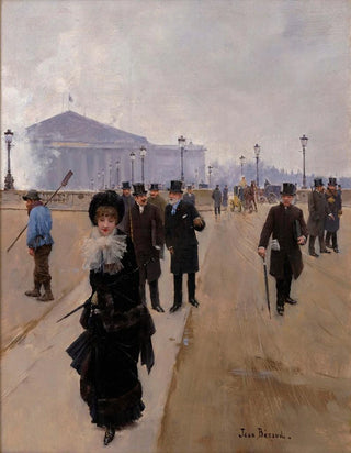Jean Braud - Scene From The Place De La Concorde.webp