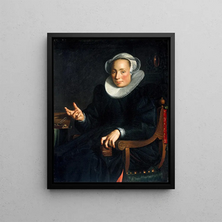 Joachim Wtewael - Portrait Of Christina Wtewael Van Halen.webp