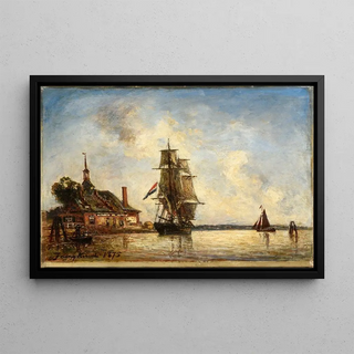 Johan Barthold Jongkind - Canal en Hollande.webp