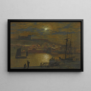 John Atkinson Grimshaw - Whitby From Scotch Head Moonlight On The Esk.webp
