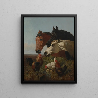 John Frederick Herring Jr - Farmyard friends.webp