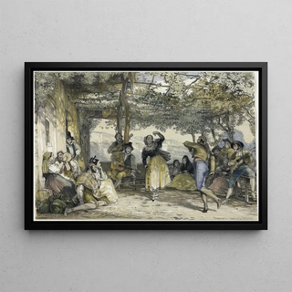 John Frederick Lewis - Spanish Peasants Dancing the Bolero.webp