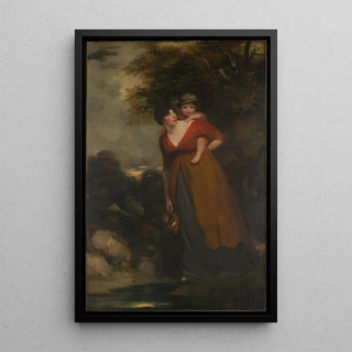 John Hoppner - Mrs Richard Brinsley Sheridan Hester Jane Ogle 17751817 and Her Son.webp