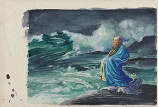 John La Farge - A Rishi Stirring Up a Storm.webp