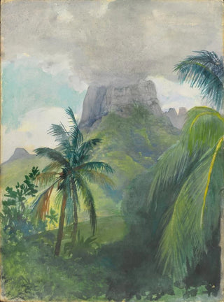 John La Farge - The Peak of Maua Roa Noon Island of Moorea Society Islands Uponohu.webp