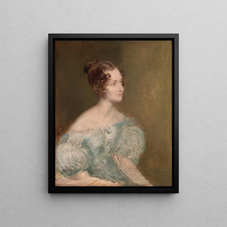 John Linnell - Portrait Of A Woman Probably Mrs Price Of Rugby.webp