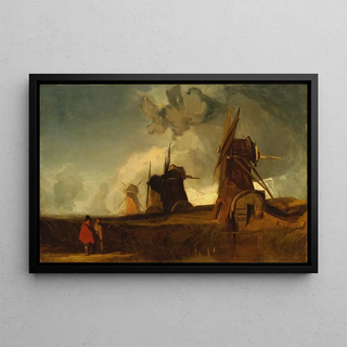 John Sell Cotman - Drainage Mills in the Fens Croyland Lincolnshire.webp
