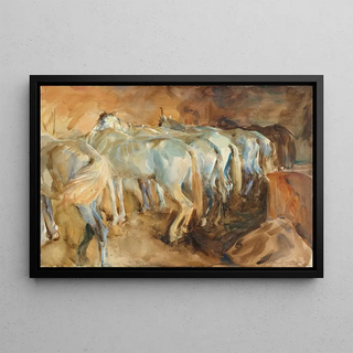 John Singer Sargent - Bus Horses in Jerusalem.webp