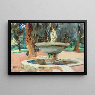 John Singer Sargent - Fontana dei Pupazzi Villa Borghese Rome.webp