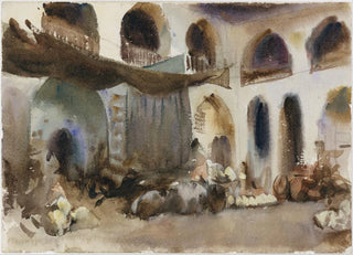 John Singer Sargent - Market Place.webp