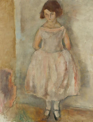 Jules Pascin - Portrait De Jeune Fille.webp